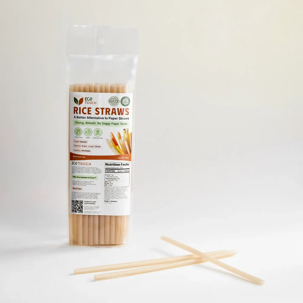 Standard Rice Straws (6mm) (White)